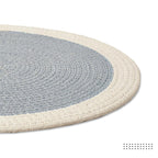 Eetplacemats – hittebestendig katoen – 32 cm rond, set van 4