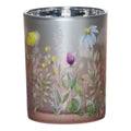 Theelichthouder wilde bloemen large 18cm
