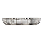 Kandelaar Hagony Zilver 45x8 cm