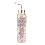 Glazen Fles 650 ml Glas Bloemen Waterfles