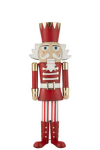 J-Line figuur Notenkraker - ijzer - rood/goud - large