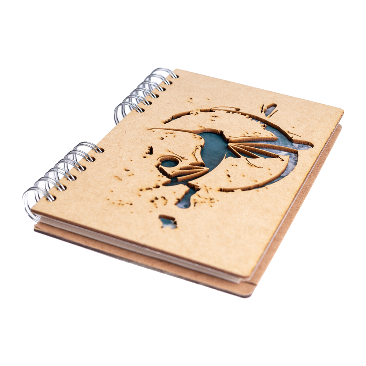 Duurzaam Houten Notitieboek – Komoni – Kolibri Inkt – Hummingbird – Gerecycled papier
