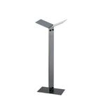 Y-Bookstand - schuin hoog - blauwstaal