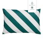 Dutch Decor Sanzeno - Buitenkussen 40x60 cm - Waterdicht & UV-bestendig - Alsemgroen - Groen, wit