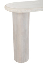J-Line console Marmer - steen - gebroken wit