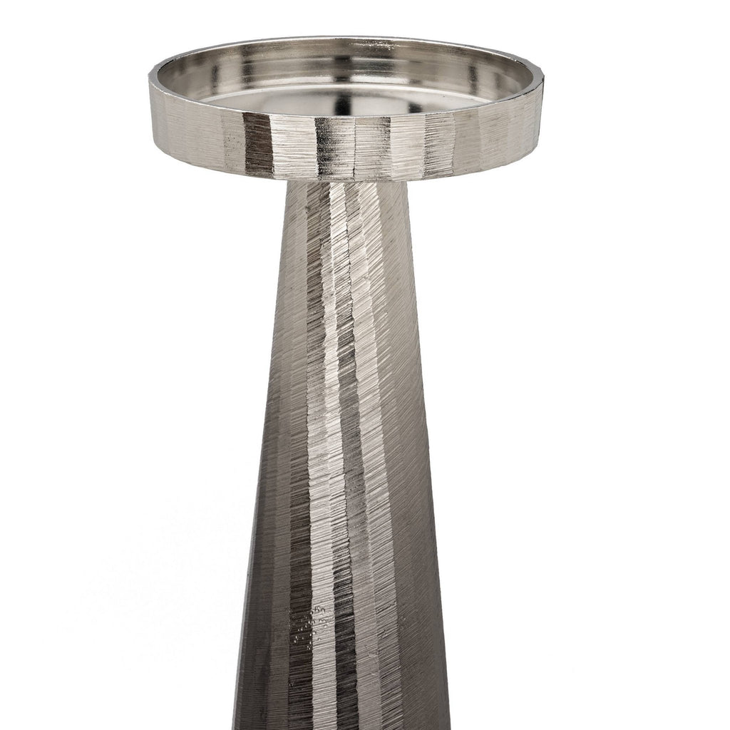 Kandelaar Butuan Nikkel 13x56 cm