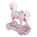 Decoratie Beeld Paard 35x16x38 cm Roze Kunststof