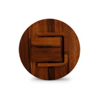 Serveerblad 48xH19cm op voet hout Dina