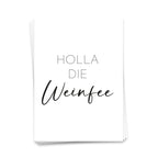Holla the Wine Fairy - ansichtkaart 10 set