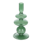 Candlestick Molume Green 9x19,5 cm