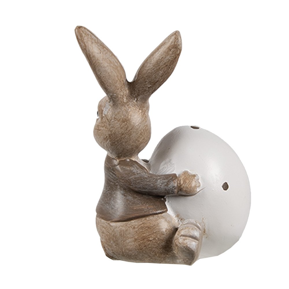 Decoratie Beeld Konijn 8 cm Bruin Kunststof