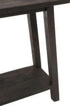 J-Line Console Vierkant Mango Hout Zwart