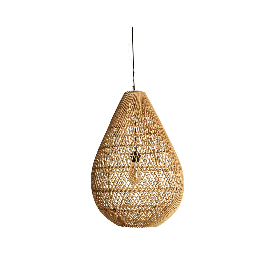 Maze hanglamp druppel naturel