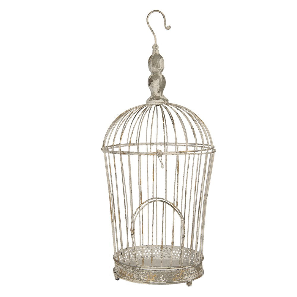 Vogelkooi Decoratie Set van 3 Wit IJzer Vogelkooi Decoratie