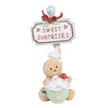Kerstdecoratie Beeld Gingerbread man 25 cm Beige Kunststof