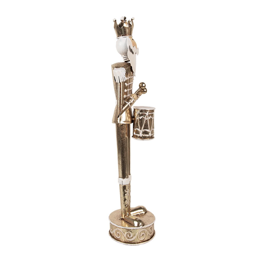 Kerstdecoratie Notenkraker 38 cm Goudkleurig Metaal