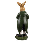 Decoratie Beeld Konijn 20 cm Bruin Groen Kunststof