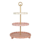 Etagère Ø 30x50 cm Roze Metaal