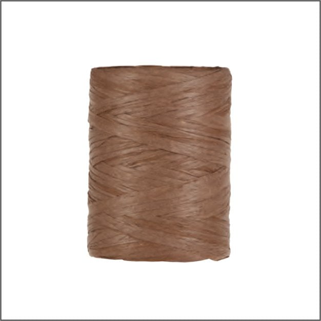 Paper Raffia 100 meter – brown