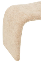 J-Line kruk N shape - textiel - beige