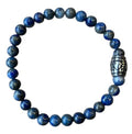 Dames armband Lapis Lazuli 6 mm met basic kraal