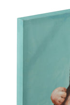 J-Line wanddecoratie Honden Zwemshort - canvas/verf - mix
