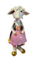 Polyresin schapen moeder met pak