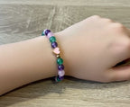 Kinder armband (16 cm) 6 mm met hartje
