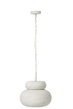 J-Line Ronde plafondlamp - ijzer - wit - small