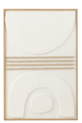 J-Line Schilderij Thibault Papier Wit/Beige