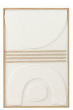 J-Line Schilderij Thibault Papier Wit/Beige