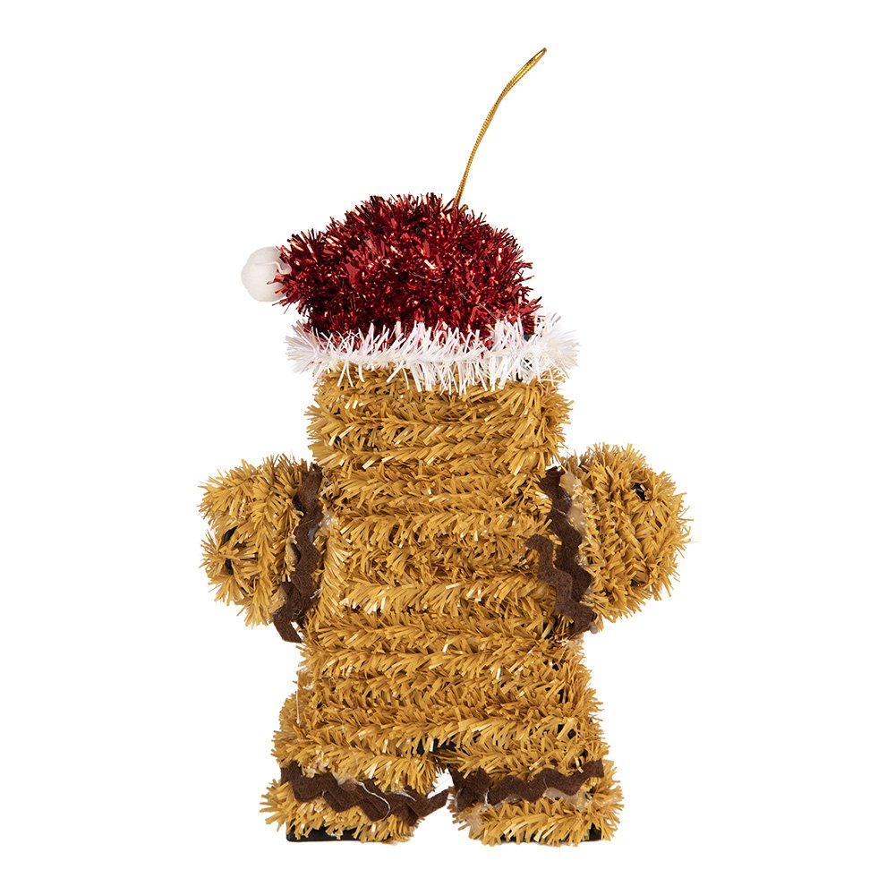 Kersthanger Gingerbread man 12x3x16 cm Bruin Kunststof