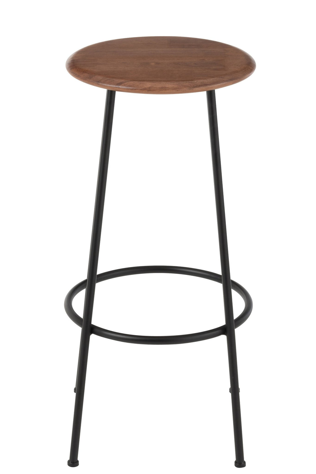 J-Line barstoel Neo - staal - naturel/zwart