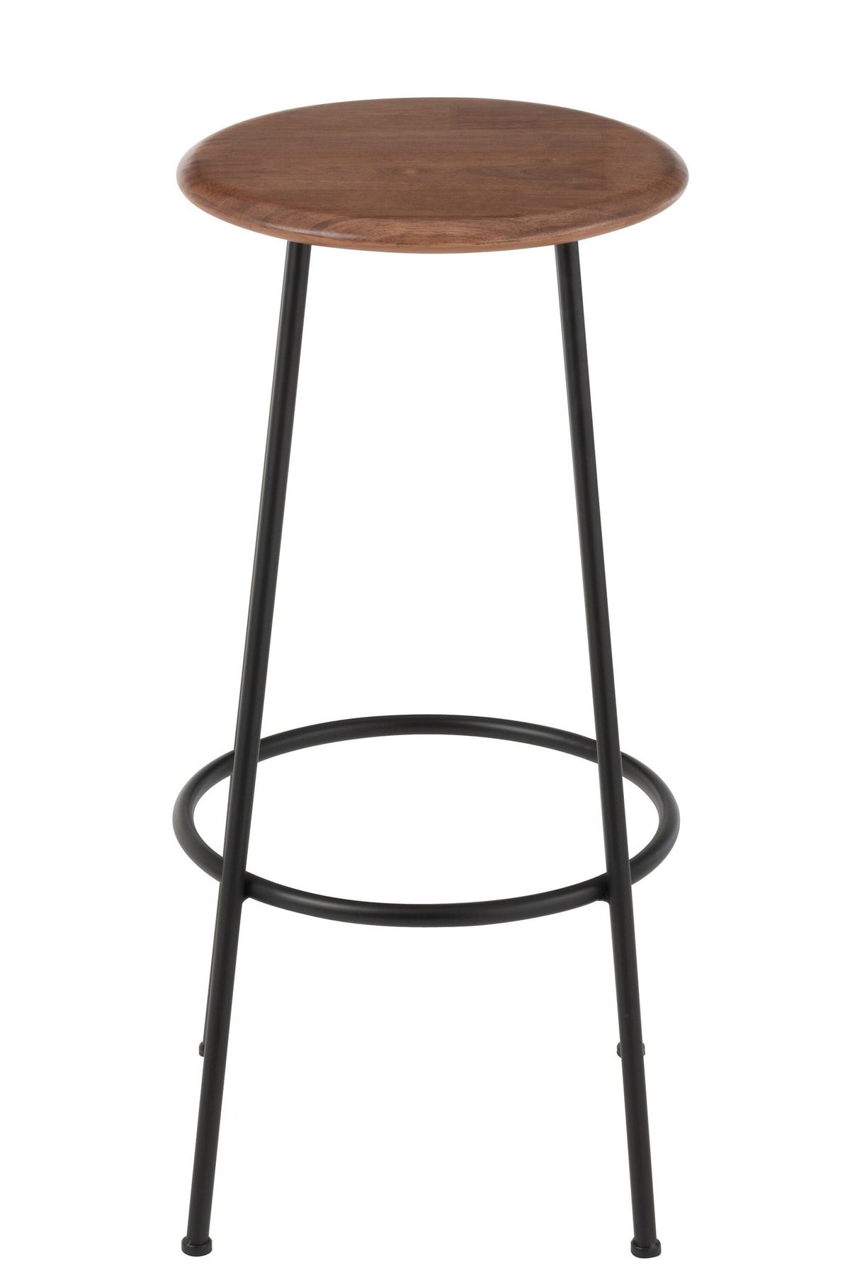 J-Line barstoel Neo - staal - naturel/zwart