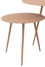 J-Line bijzettafel - ijzer - oud roze