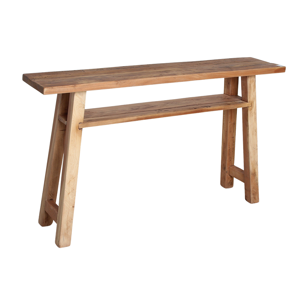 Farmwood sidetable large - FSC-gereycled hout - 140x30x80 cm