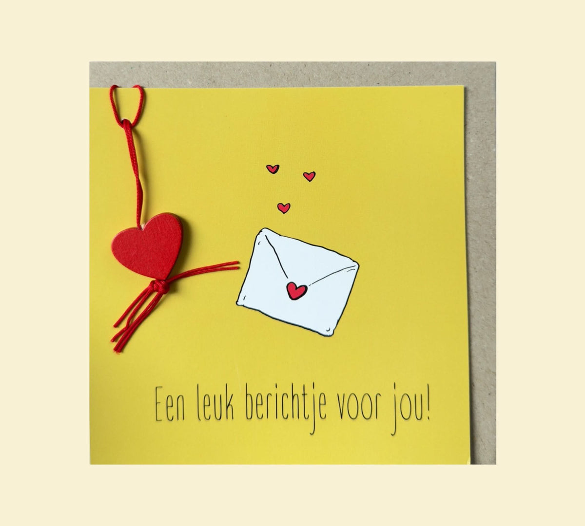 Wenskaart leuk berichtje
