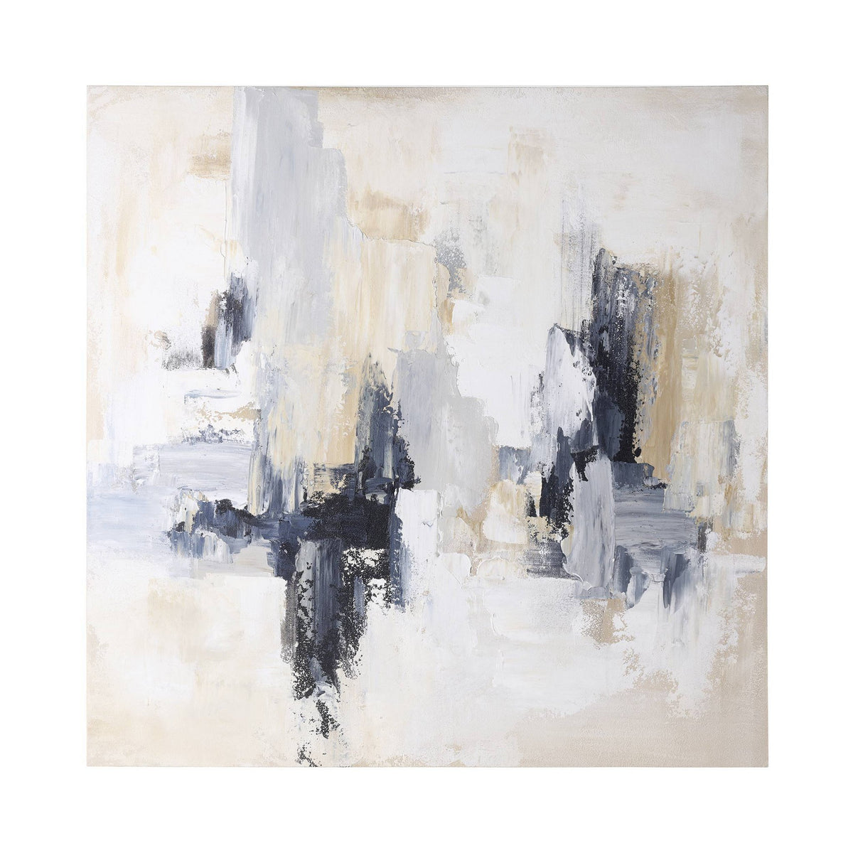 Schilderij Sukumo Wit 100x100 cm