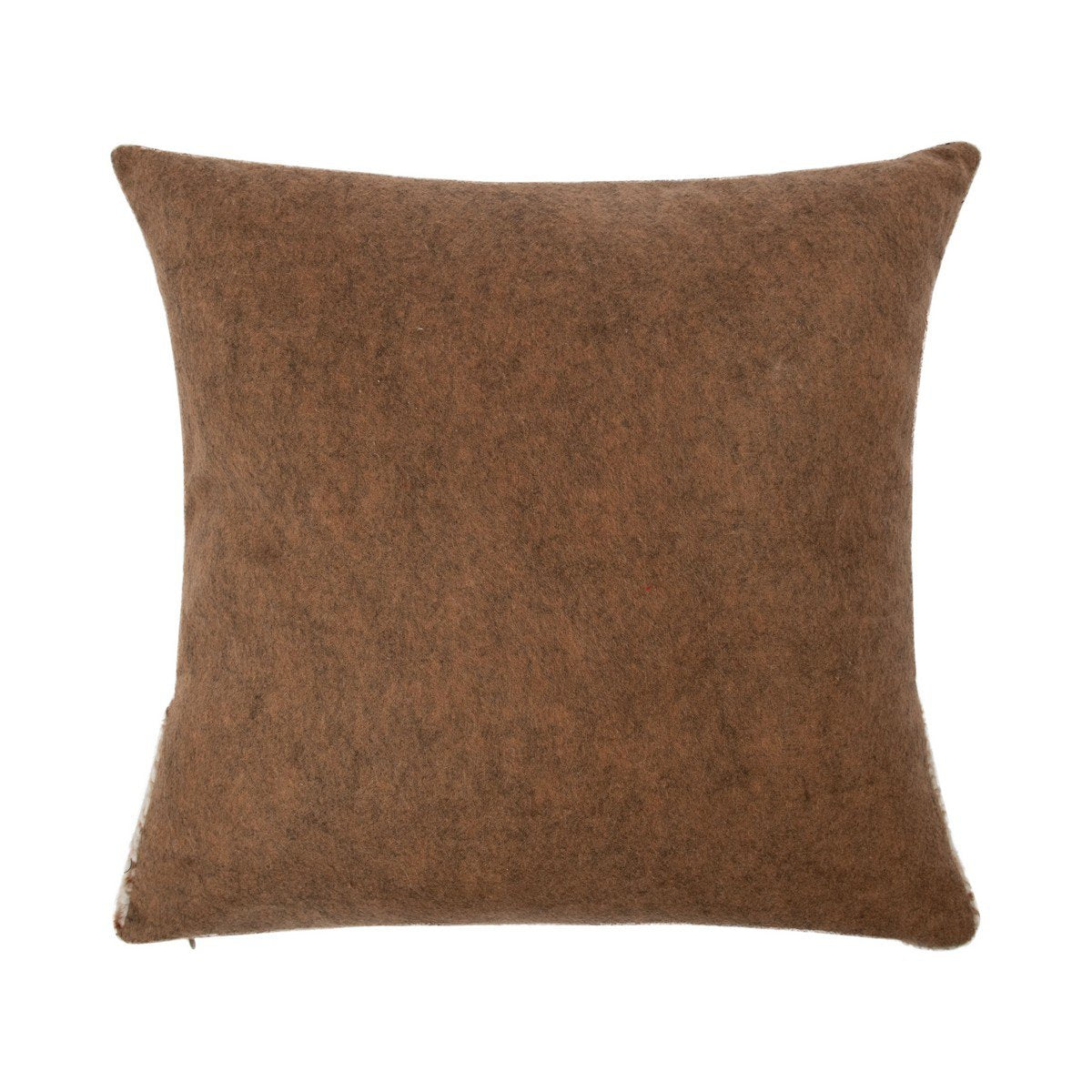 Sneeuwman Hoge Hoed kussen bruin 40x40cm
