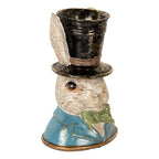 Decoratie Beeld Konijn 29 cm Beige Kunststof