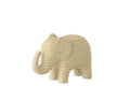 J-Line decoratie Olifant - polyresin - beige - S
