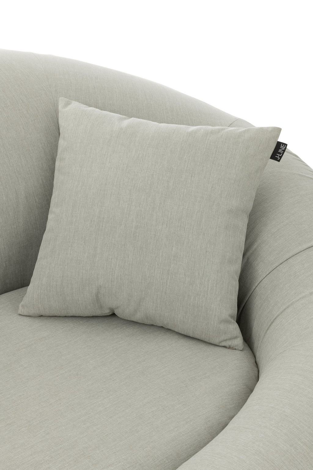 J-Line kussen Outdoor - polyethyleen - grijs