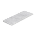 Marmer dienblad rechthoek S wit 10x25cm
