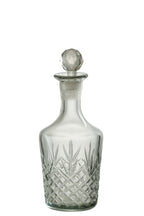 J-Line decoratie Fles Faune - glas - transparant - large