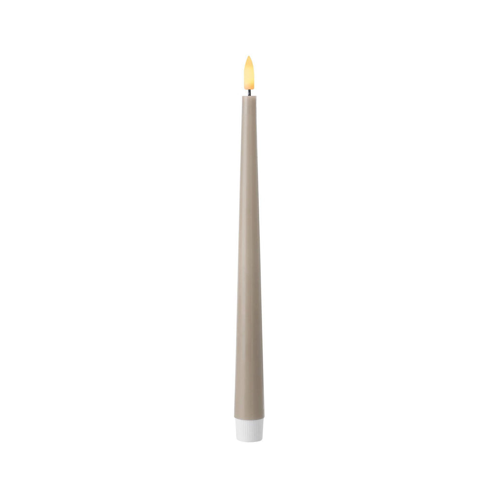 LED Kaars Kavieng Zand 28x2cm