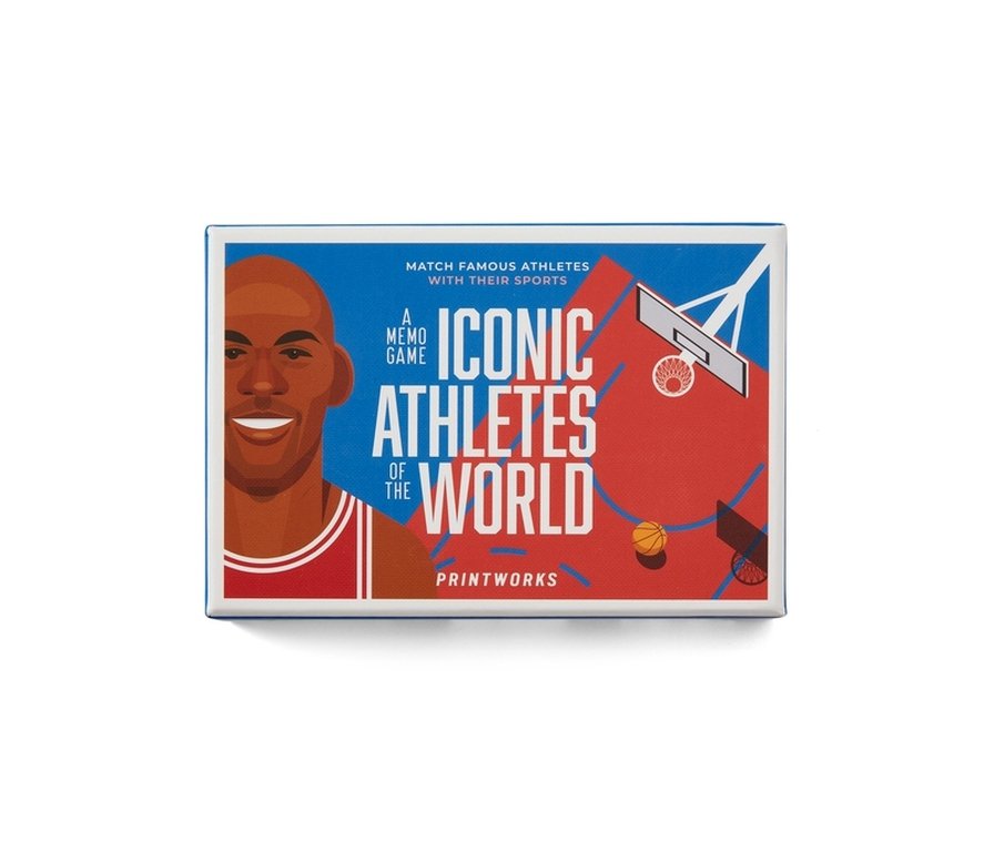 Printworks Memo spel - Iconic Athletes