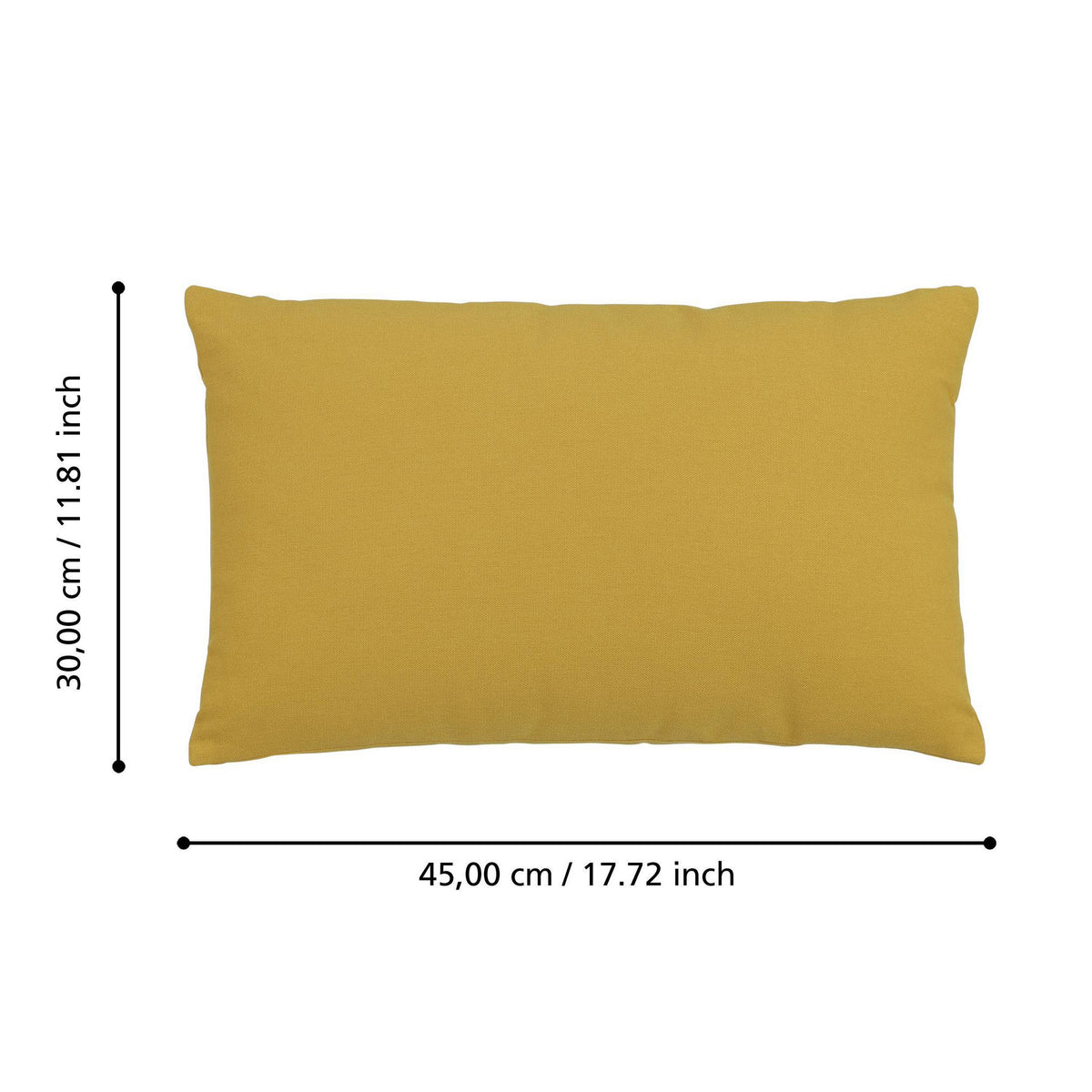 Kussen Iles Geel 50x30 cm
