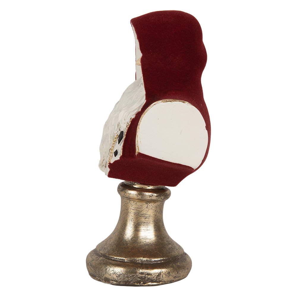 Kerstdecoratie Beeld Kerstman 9x7x15 cm Rood Kunststof