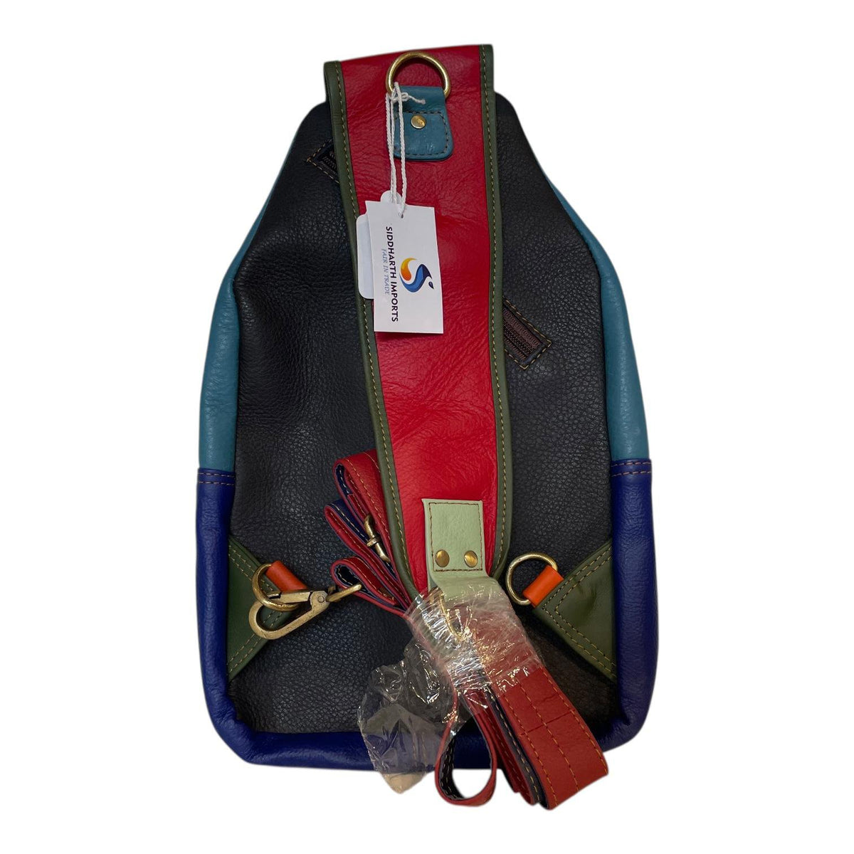 Fair Trade en Duurzaam leren Rug Tas 62