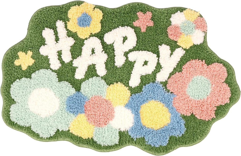 Happy superzachte antislip microvezelmat 2000 gsm (40x60 cm), 1 verpakking | Absorberend bad, keuken, deurvloermat